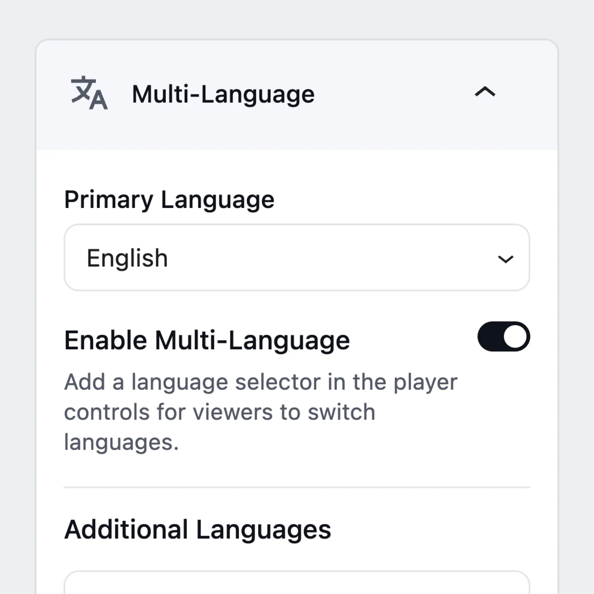 Language Switching